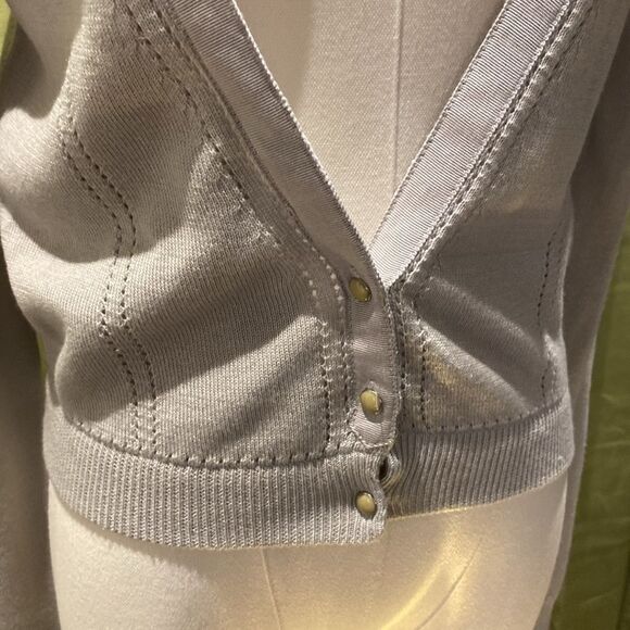 Lela Rose Silk and Cashmere Blend cardigan, M - Picture 3 of 9